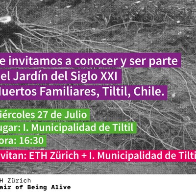 27.07.2022 | Te invitamos a conocer y ser parte del Jardín del Siglo XXI en Tiltil, Chile.