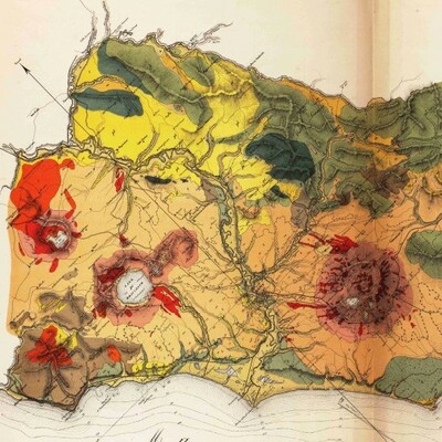 Geological Map of the Roman Countryside. Ponzi, G., 1880