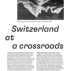 HS 2024 | Master's Diploma in Architecture | Switzerland at a Crossroads